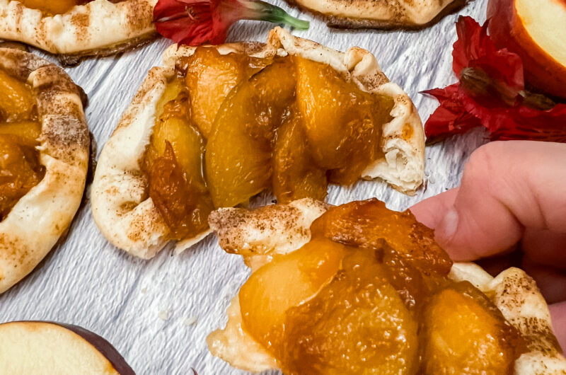 Mini Peach Crostatas