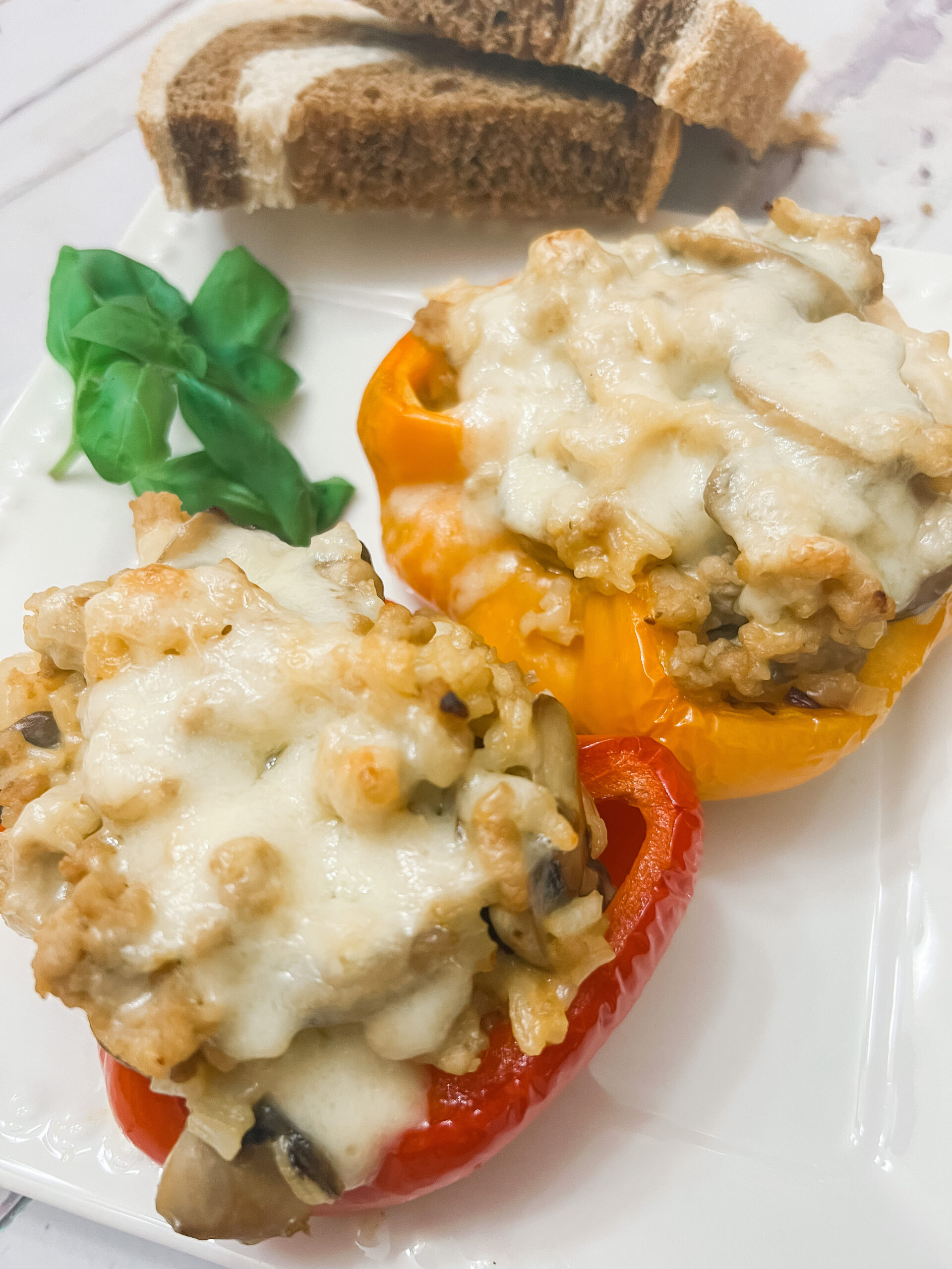 Philly Chicken Stuffed Peppers