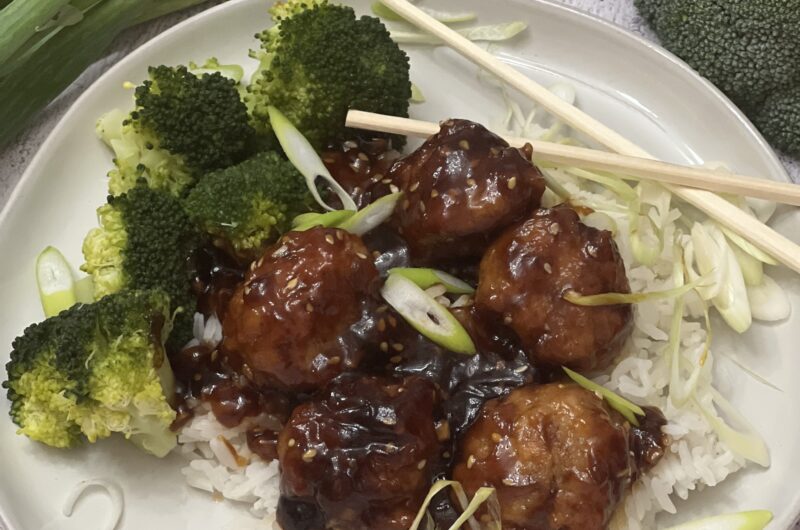 Sesame Chicken Meatballs