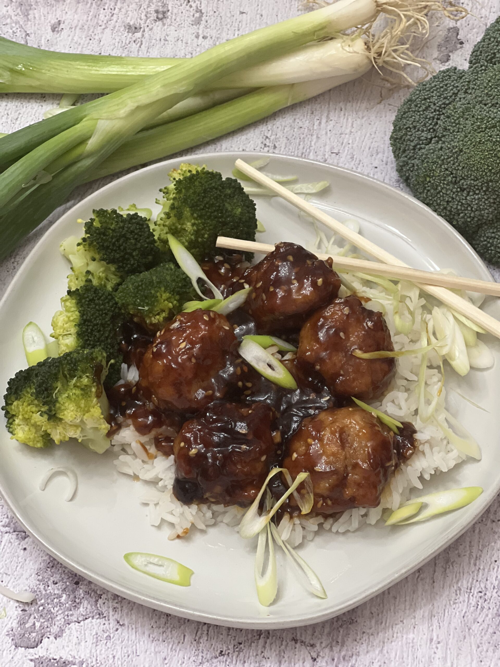 Sesame Chicken Meatballs