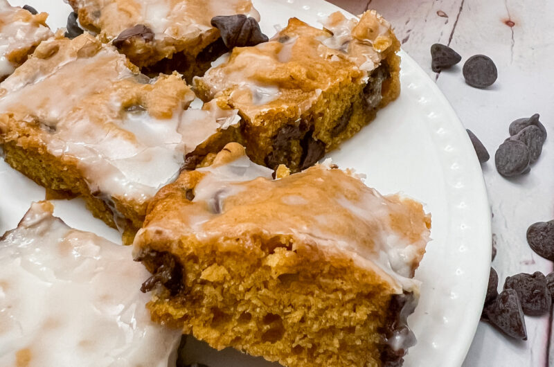 Pumpkin Chocolate Chip Bars