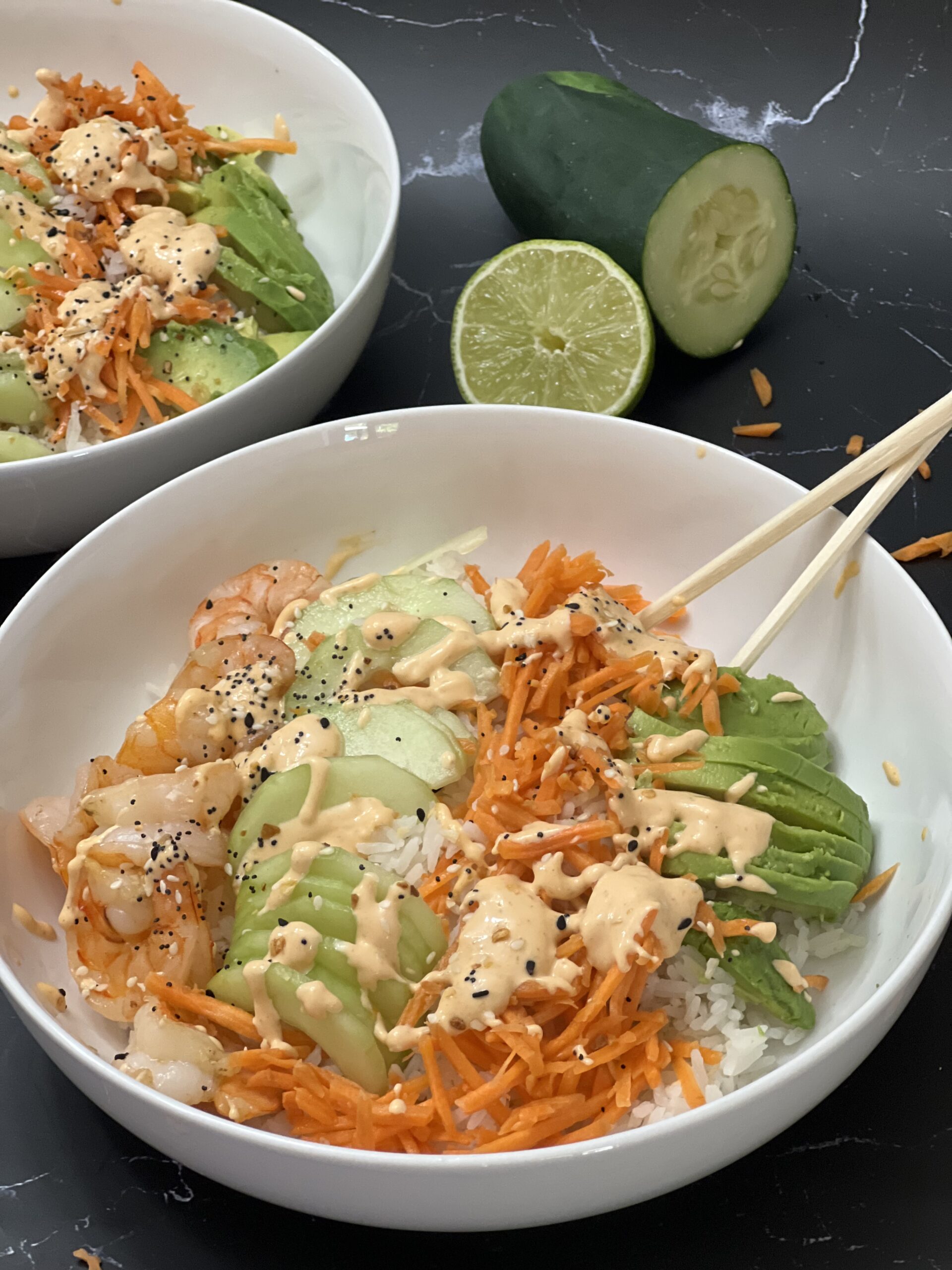 Spicy Shrimp Bowl