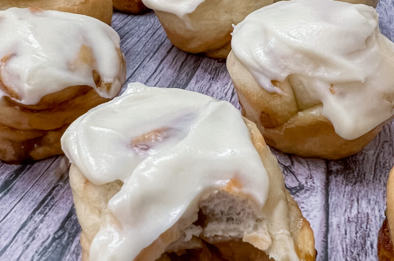 Apple Butter Rolls with Cream Cheese Icing