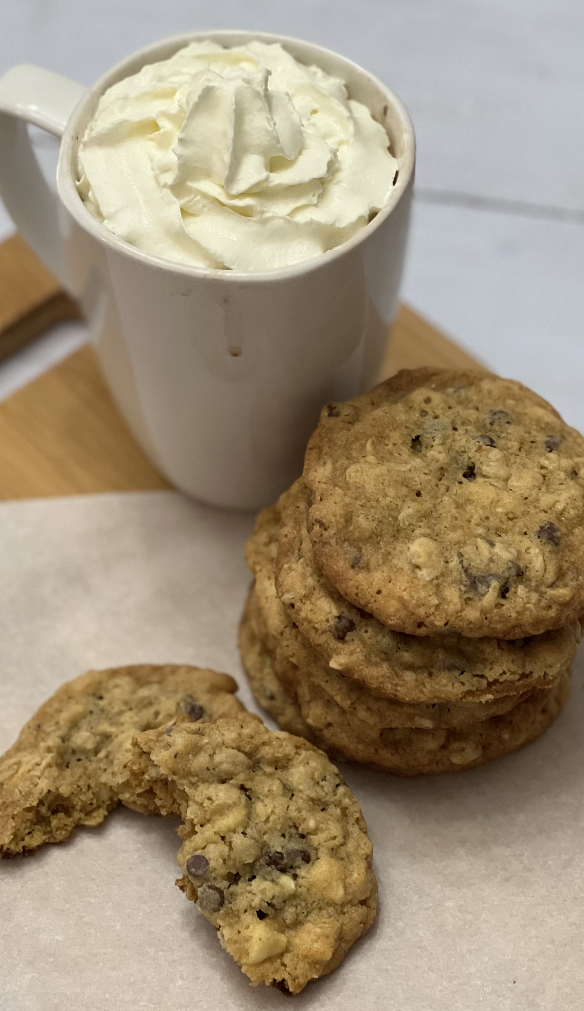 Malted Chocolate Chip Cookies