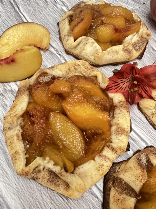 Mini Peach Crostatas