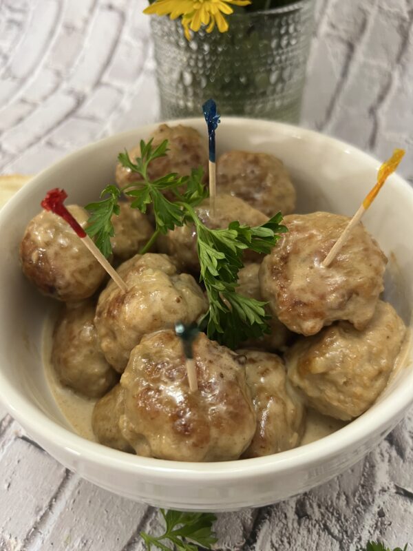 Chicken Meatballs Marsala