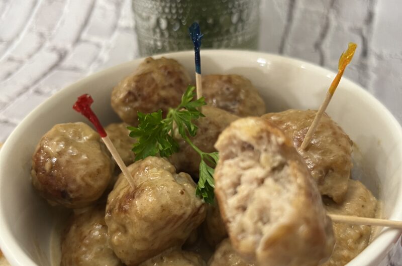 Chicken Meatballs Marsala